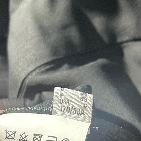 Pinko Black Coat with stripes on the sides - Size 6 - Picture 7 of 7